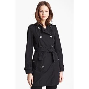 Burberry Brit Black Trench Raincoat